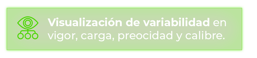 Visualización de variabilidad en vigor, carga, precocidad y calibre